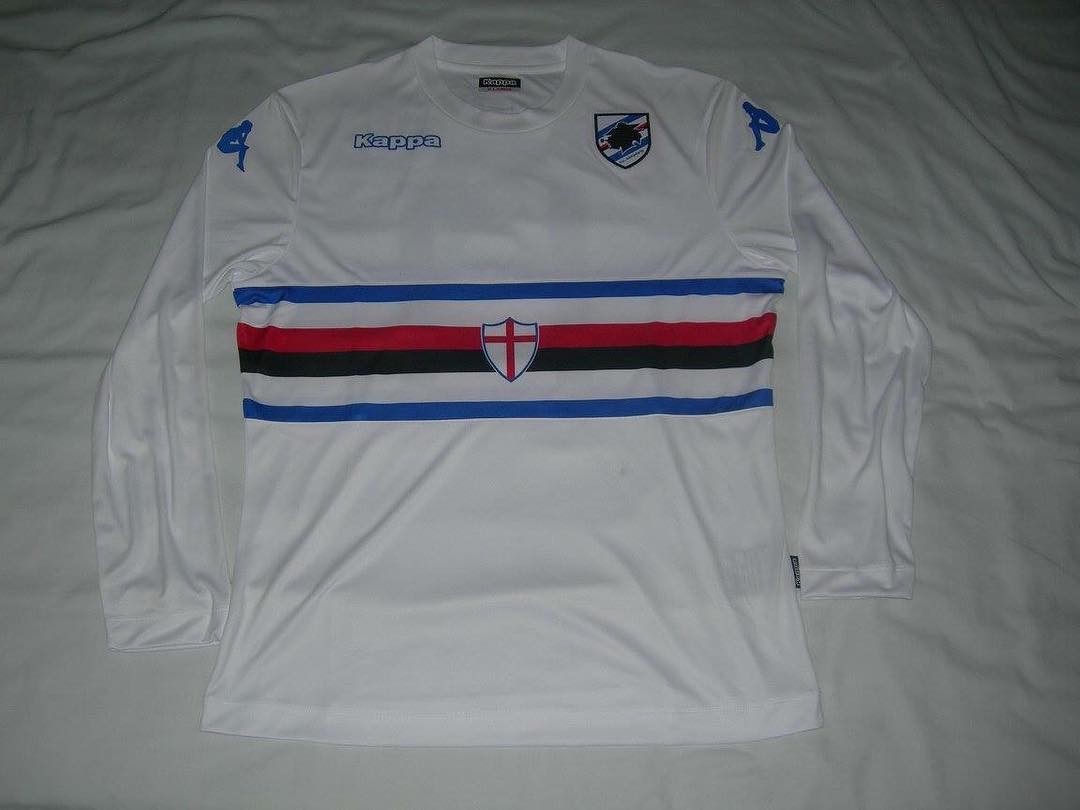 maillot uc sampdoria exterieur 2013-2014 rétro