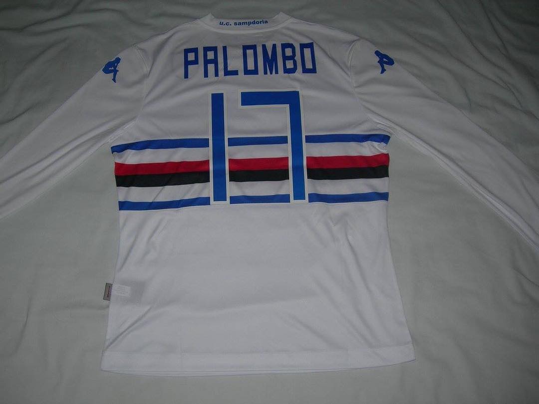 maillot uc sampdoria exterieur 2013-2014 rétro