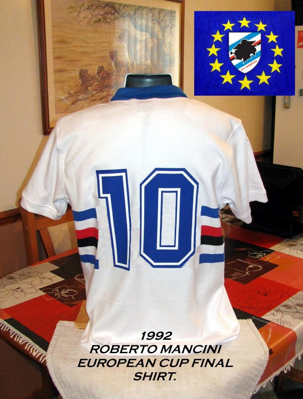 maillot uc sampdoria particulier 1991-1992 rétro maillot uc sampdoria particulier 1991-1992 rétro