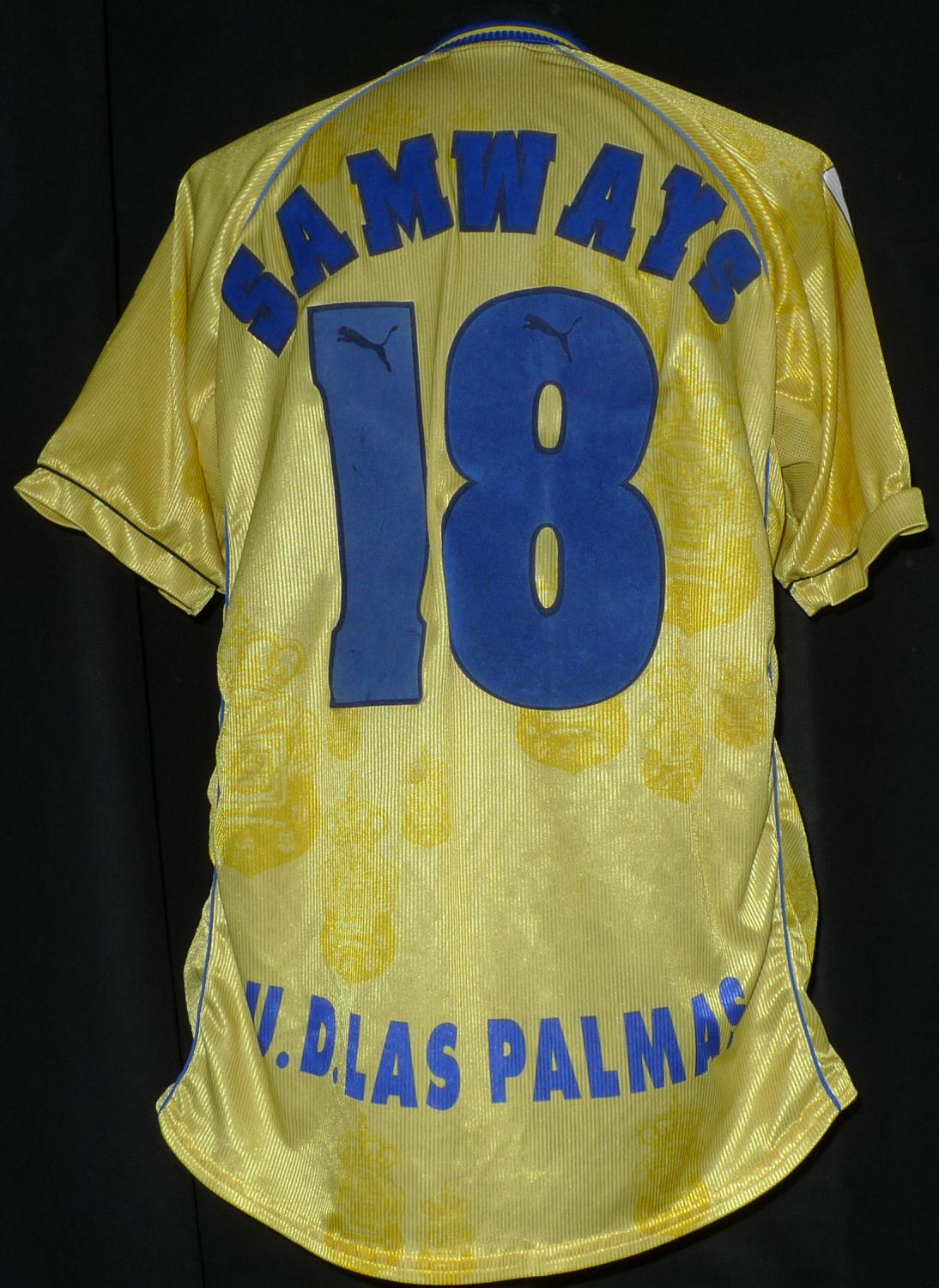 maillot ud las palmas domicile 1997-1998 rétro