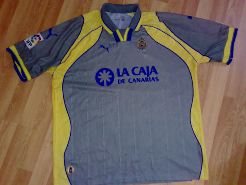 maillot ud las palmas exterieur 2000-2001 pas cher