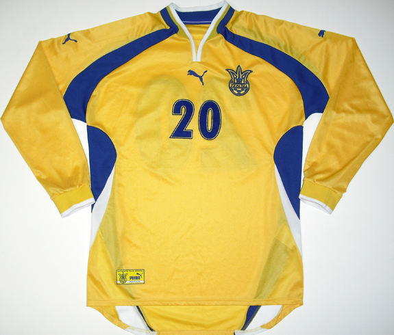 maillot ukraine domicile 2000-2001 pas cher
