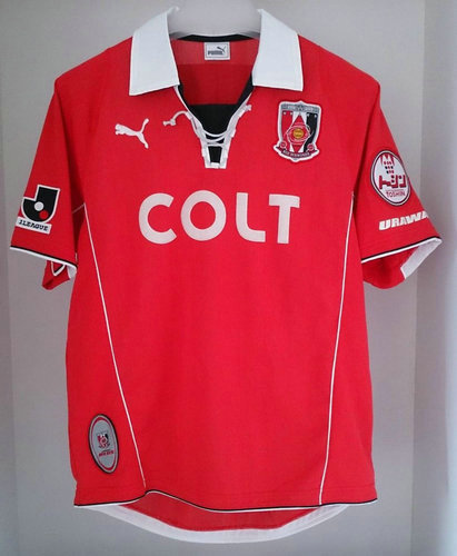 maillot urawa red diamonds domicile 2003 rétro