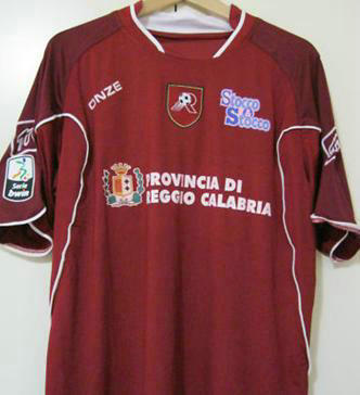 maillot urbs reggina domicile 2010-2011 rétro