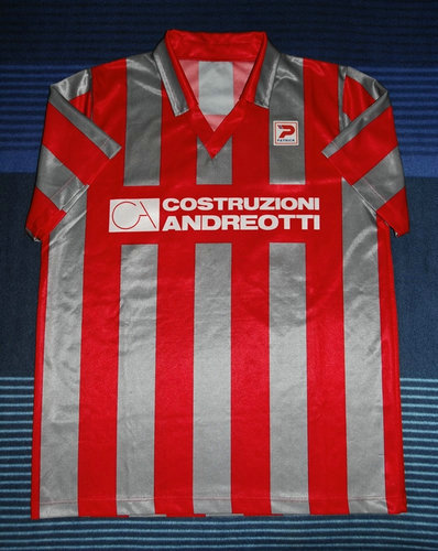 maillot us cremonese domicile 1991-1992 rétro