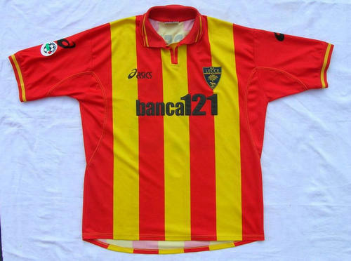 maillot us lecce domicile 2001-2002 rétro