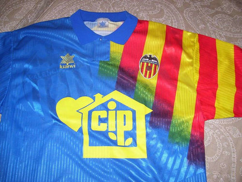 maillot valence cf exterieur 1994-1996 rétro