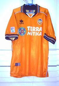 maillot valence cf exterieur 1999-2000 rétro