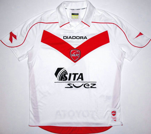 maillot valenciennes fc exterieur 2008-2009 rétro