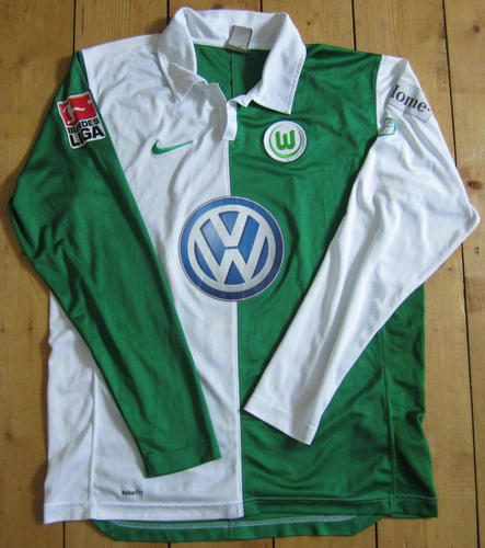 maillot vfl wolfsbourg domicile 2007-2008 pas cher