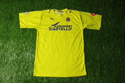 maillot villarreal cf domicile 2006-2007 rétro