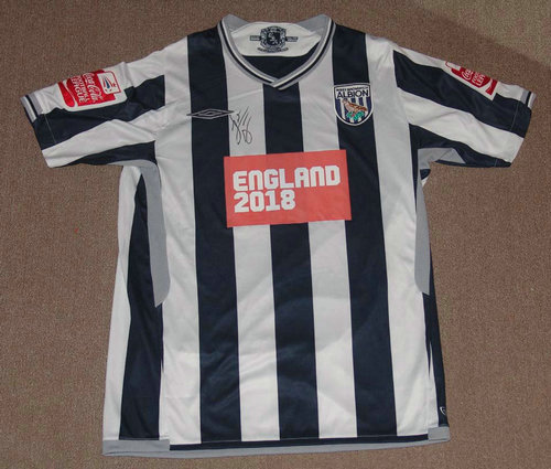 maillot west brom domicile 2009-2010 rétro