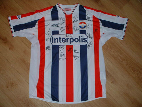 maillot willem ii domicile 2004-2005 rétro