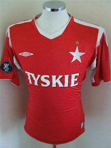 maillot wisła kraków domicile 2006-2007 rétro