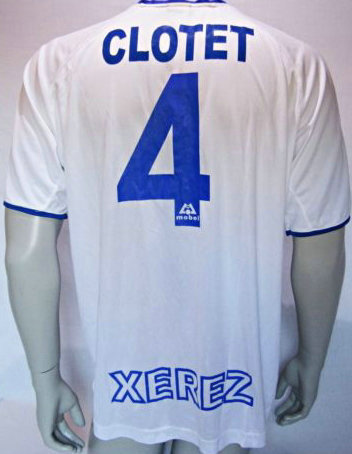 maillot xerez cd exterieur 2003-2004 pas cher