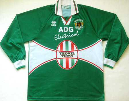 maillot yeovil town domicile 1997-1998 rétro