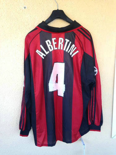maillots ac milan domicile 1999-2000 rétro maillots ac milan domicile 1999-2000 rétro