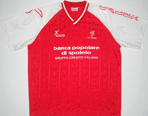 maillots ac pérouse calcio domicile 1995-1996 rétro