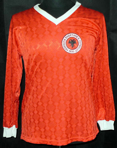 maillots albanie domicile 1985-1988 pas cher