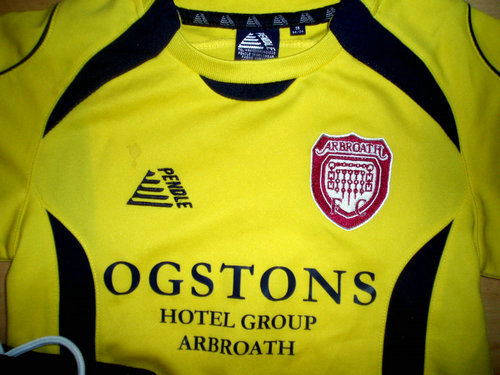 maillots arbroath fc exterieur 2011-2012 rétro