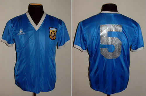 maillots argentine exterieur 1986 pas cher