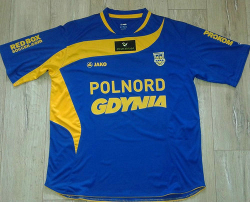 maillots arka gdynia domicile 2010-2011 pas cher
