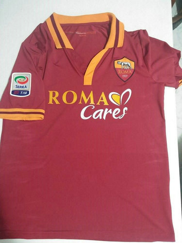 maillots as rome domicile 2013-2014 pas cher