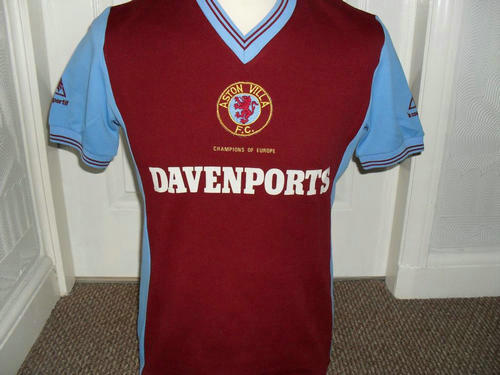 maillots aston villa domicile 1982-1983 rétro