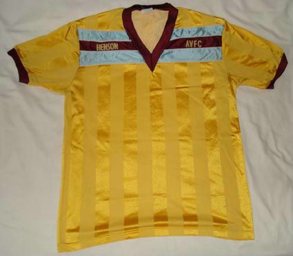 maillots aston villa exterieur 1985-1987 rétro