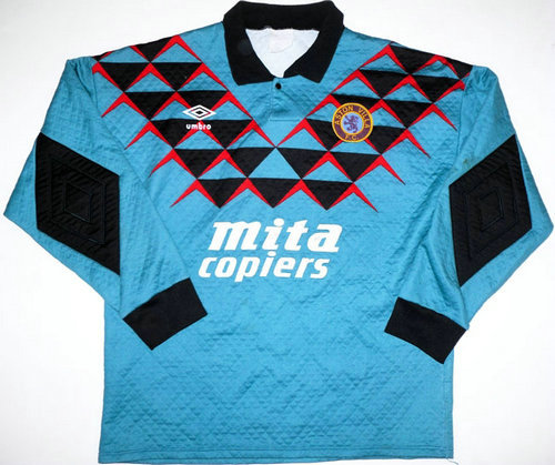 maillots aston villa gardien 1990-1992 rétro