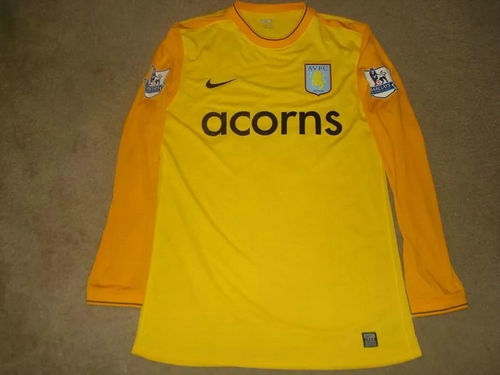 maillots aston villa gardien 2009-2010 rétro