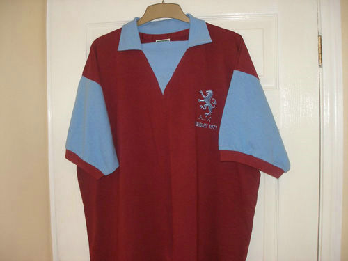 maillots aston villa réplique 1970-1971 rétro