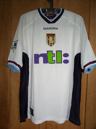 maillots aston villa third 2000-2001 rétro