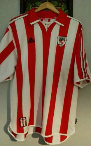 maillots athletic bilbao domicile 1999-2001 rétro