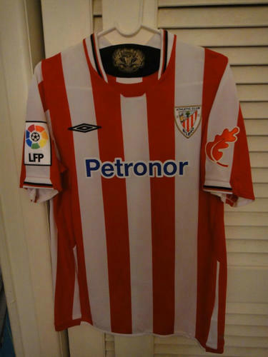 maillots athletic bilbao domicile 2009-2010 rétro