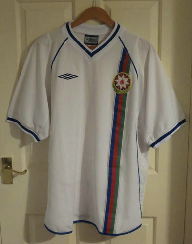maillots azerbaïdjan domicile 2002-2003 rétro