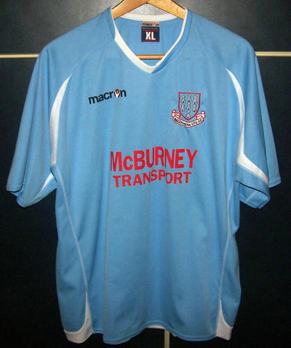 maillots ballymena united domicile 2006 rétro