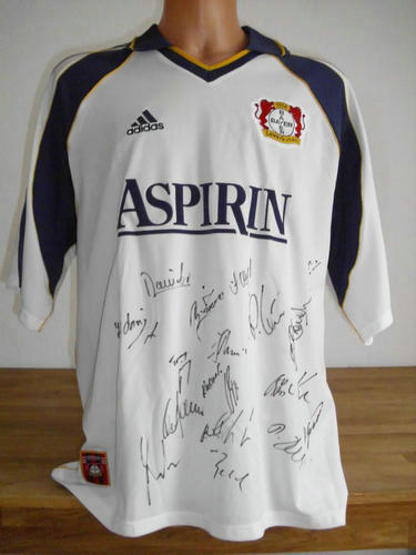 maillots bayer leverkusen exterieur 1999-2000 rétro