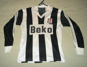 maillots beşiktaş jk domicile 1989-1990 rétro
