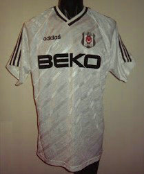 maillots beşiktaş jk domicile 1995-1996 rétro
