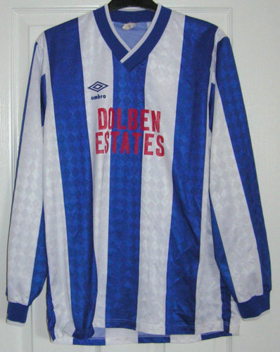 maillots bishop\'s stortford domicile 1987-1989 rétro