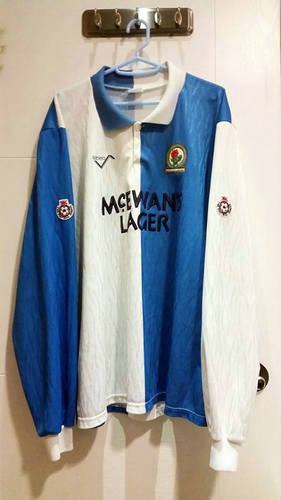 maillots blackburn rovers fc domicile 1991-1992 pas cher