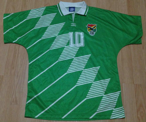 maillots bolivie domicile 1995-1996 rétro