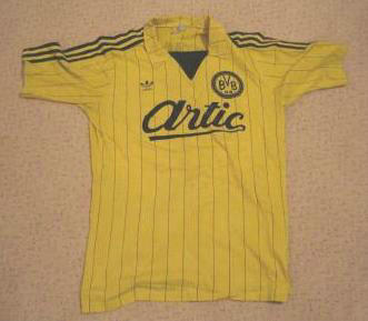 maillots borussia dortmund domicile 1984-1986 pas cher