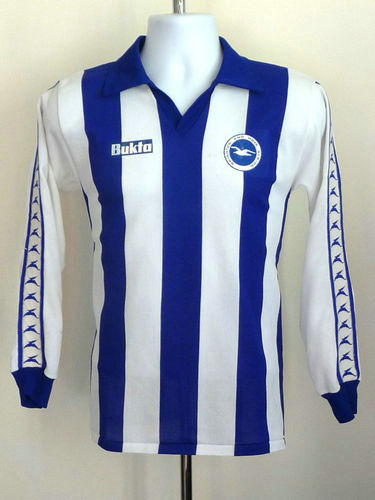 maillots brighton and hove albion domicile 1978-1980 rétro