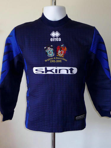 maillots brighton and hove albion gardien 2000-2002 rétro