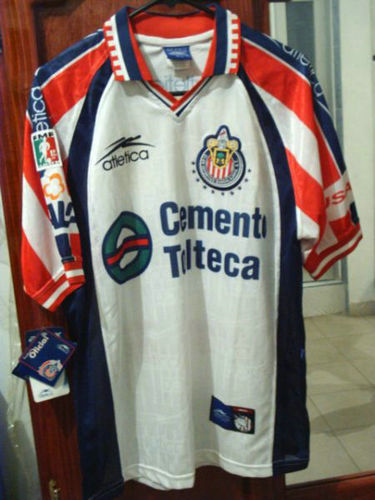maillots cd guadalajara exterieur 1999-2000 pas cher