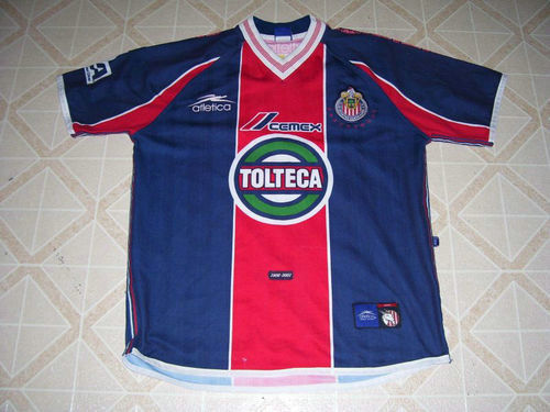 maillots cd guadalajara exterieur 2000-2001 pas cher