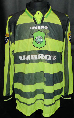 maillots celtic glasgow exterieur 1997-1998 rétro