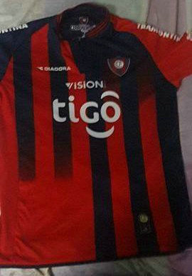 maillots cerro porteño domicile 2014 rétro